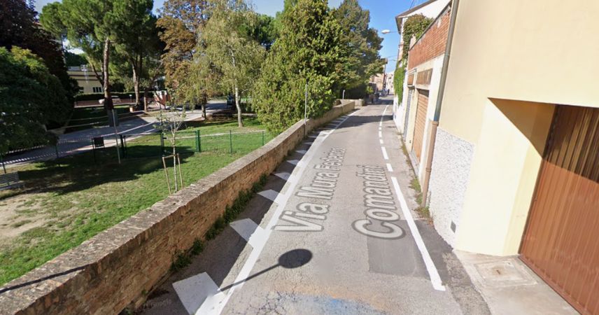 Una delle vie interessate ai lavori